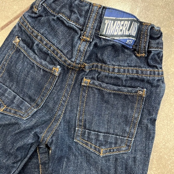 18M Timberland jeans Adjustable Waist Straight Leg Jeans Denim Infant Baby - Picture 2 of 5